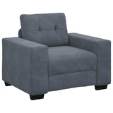 Vidaxl fauteuil 100x78x80 cm fluweel donkergrijs
