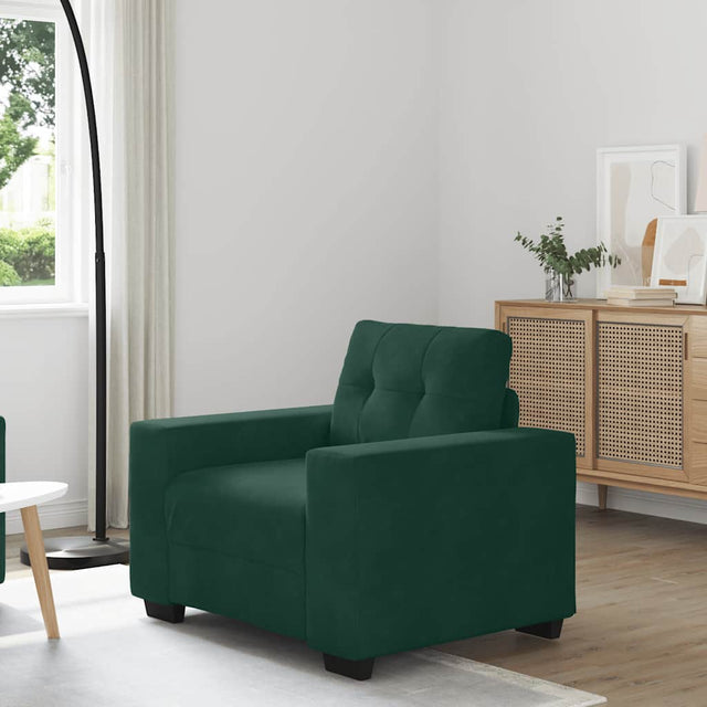 Vidaxl sofastoel donkergroen 100x78x80 cm fluweel