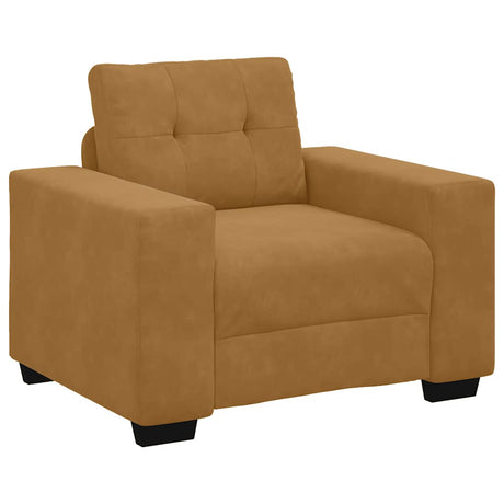 Vidaxl sofastoel bruin 100x78x80 cm fluweel