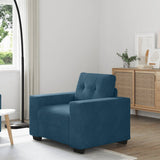 Vidaxl sofastoel blauw 100x78x80 cm fluweel