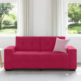 Vidaxl loveseat sofa wijnrood 180x77x82 cm fluweel
