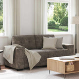 Vidaxl loveseat donkergrijs 180 cm kunst suède leer