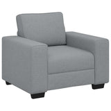 Vidaxl fauteuil 100x77x82 cm stof lichtgrijs