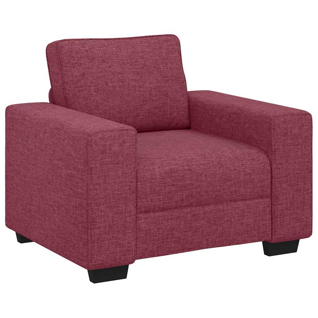 Vidaxl bankstoel wijnrood 100x77x82 cm stof