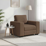 Vidaxl sofastoel bruin 100x77x82 cm stof