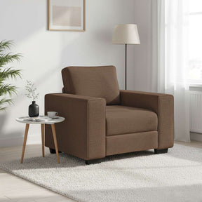Vidaxl sofastoel bruin 100x77x82 cm stof