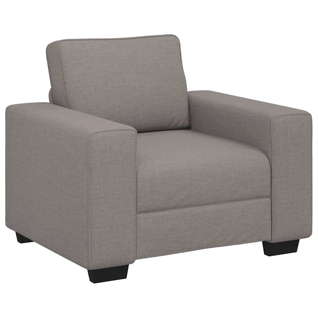 Vidaxl sofastoel taupe 100x77x82 cm stof