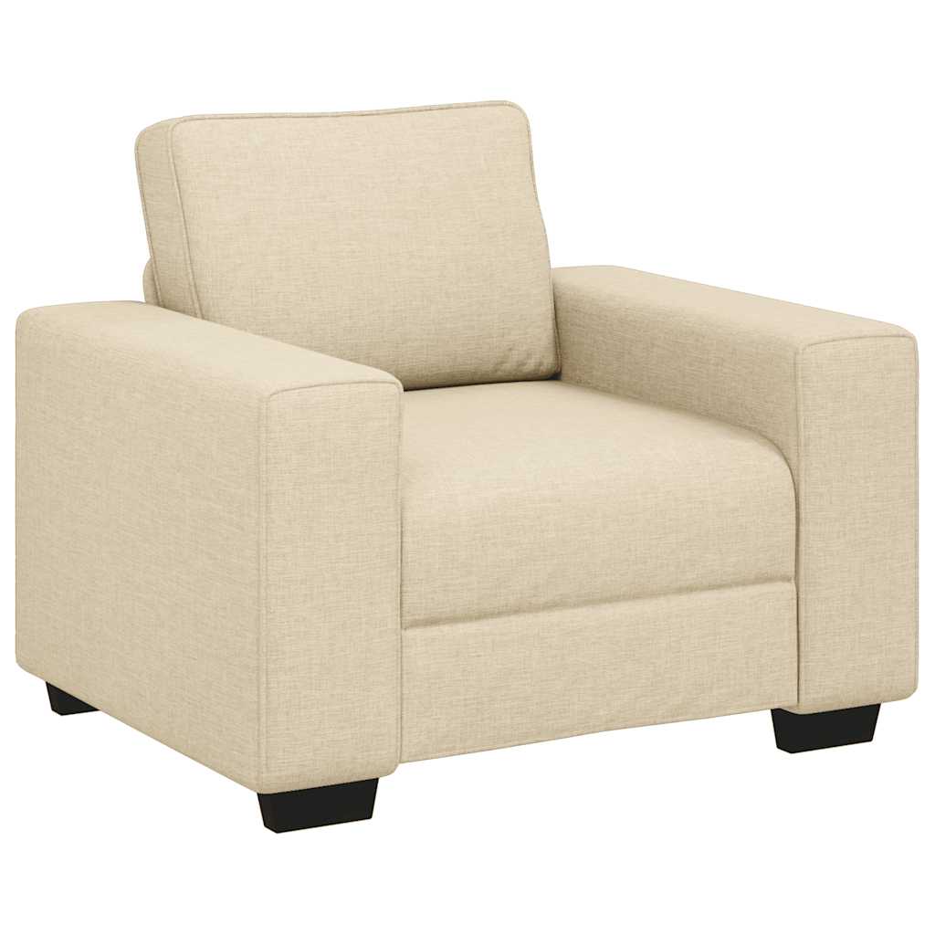 Vidaxl sofastoel crème 100x77x82 cm stof