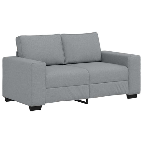 Vidaxl 2-zitsbank 160x77x82 cm stof lichtgrijs