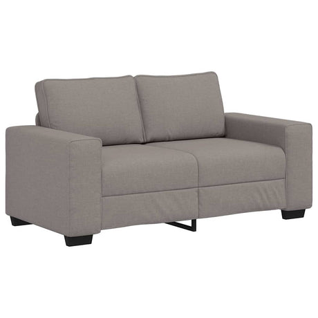 Vidaxl 2-zitsbank taupe 160x77x82 cm stof