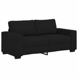 Vidaxl 2-zitsbank 180x77x82 cm stof zwart