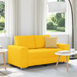 Vidaxl loveseat sofa lichtgeel 160x77x82 cm corduroy stof