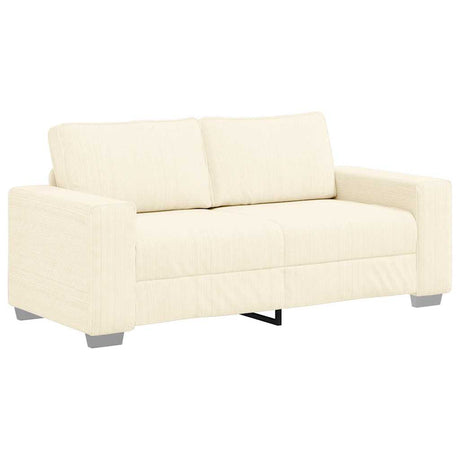 Vidaxl loveseat sofa crème 180x77x82 cm corduroy stof
