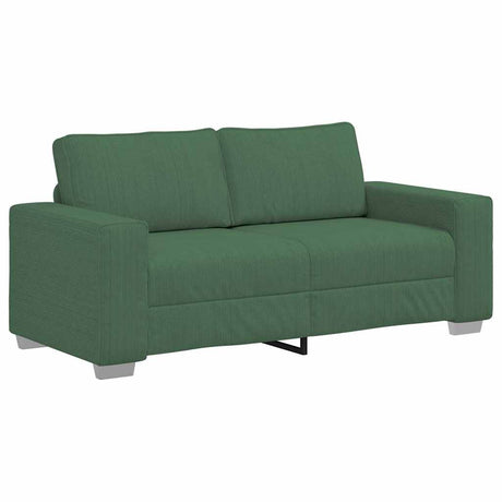 Vidaxl loveseat sofa donkergroen 180x77x82 cm corduroy stof