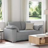 Vidaxl loveseat lichtgrijs 160 cm stof