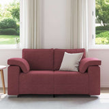 Vidaxl loveseat wijnrood 160 cm stof
