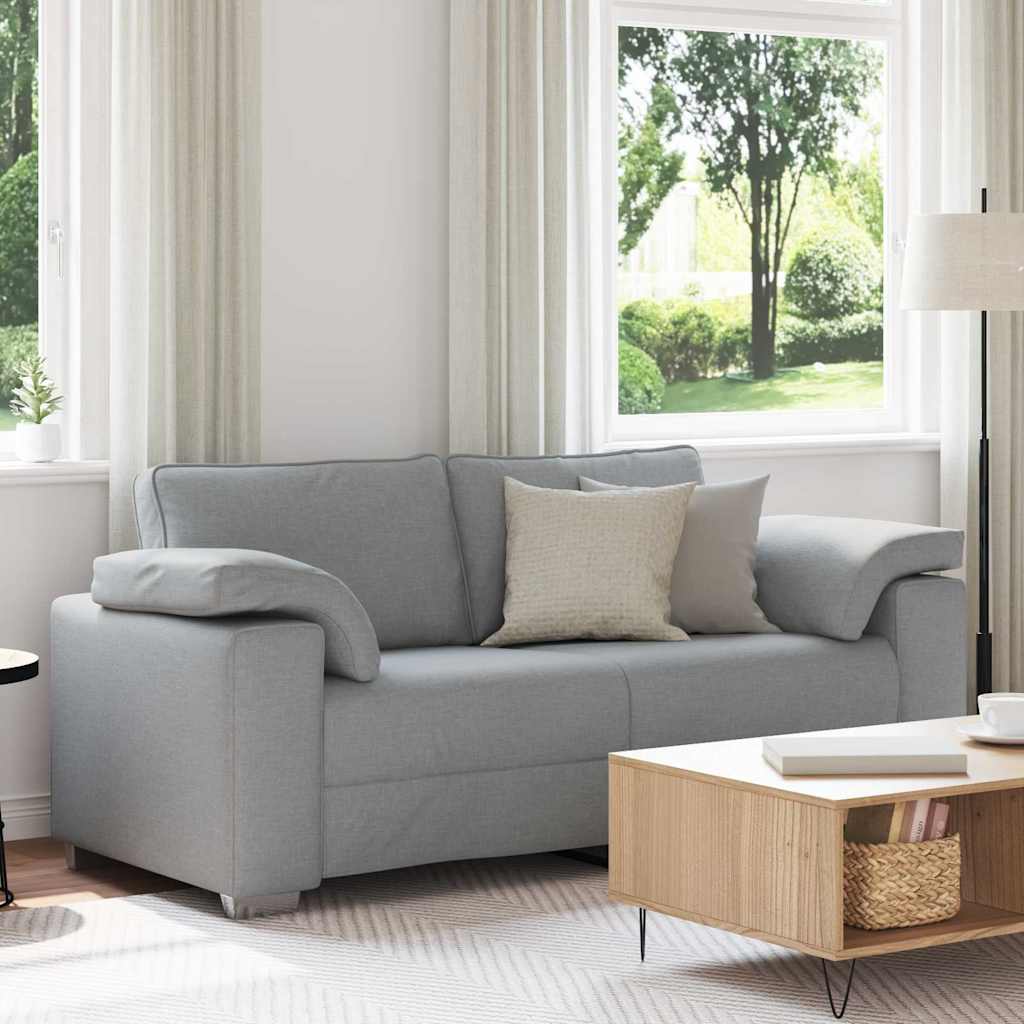 Vidaxl loveseat lichtgrijs 180 cm stof