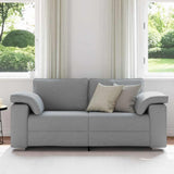Vidaxl loveseat lichtgrijs 180 cm stof