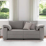 Vidaxl loveseat taupe 180 cm stof