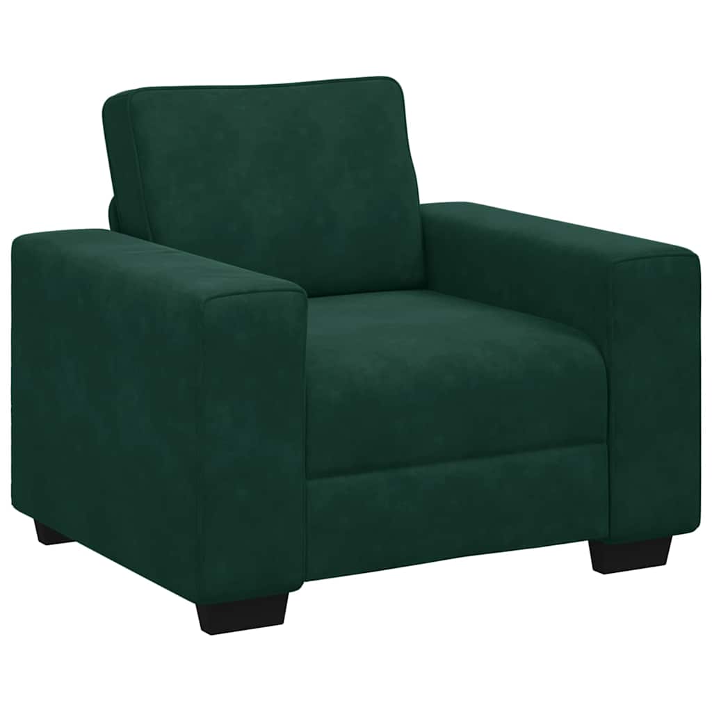 Vidaxl sofastoel donkergroen 100x77x82 cm fluweel