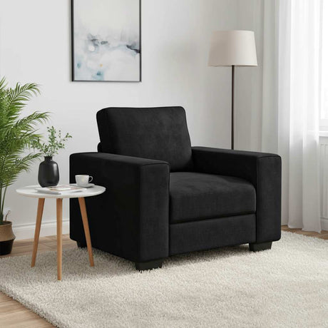 Vidaxl fauteuil 100x77x82 cm fluweel zwart