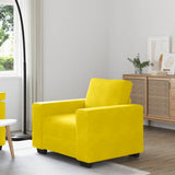 Vidaxl sofastoel geel 100x77x82 cm fluweel