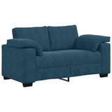 Vidaxl loveseat sofa blauw 160x77x82 cm fluweel