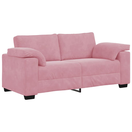 Vidaxl loveseat sofa roze 180x77x82 cm fluweel