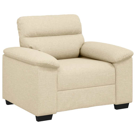 Vidaxl sofastoel crème 100x81x84 cm stof