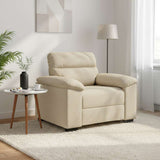 Vidaxl sofastoel crème 100x81x84 cm stof