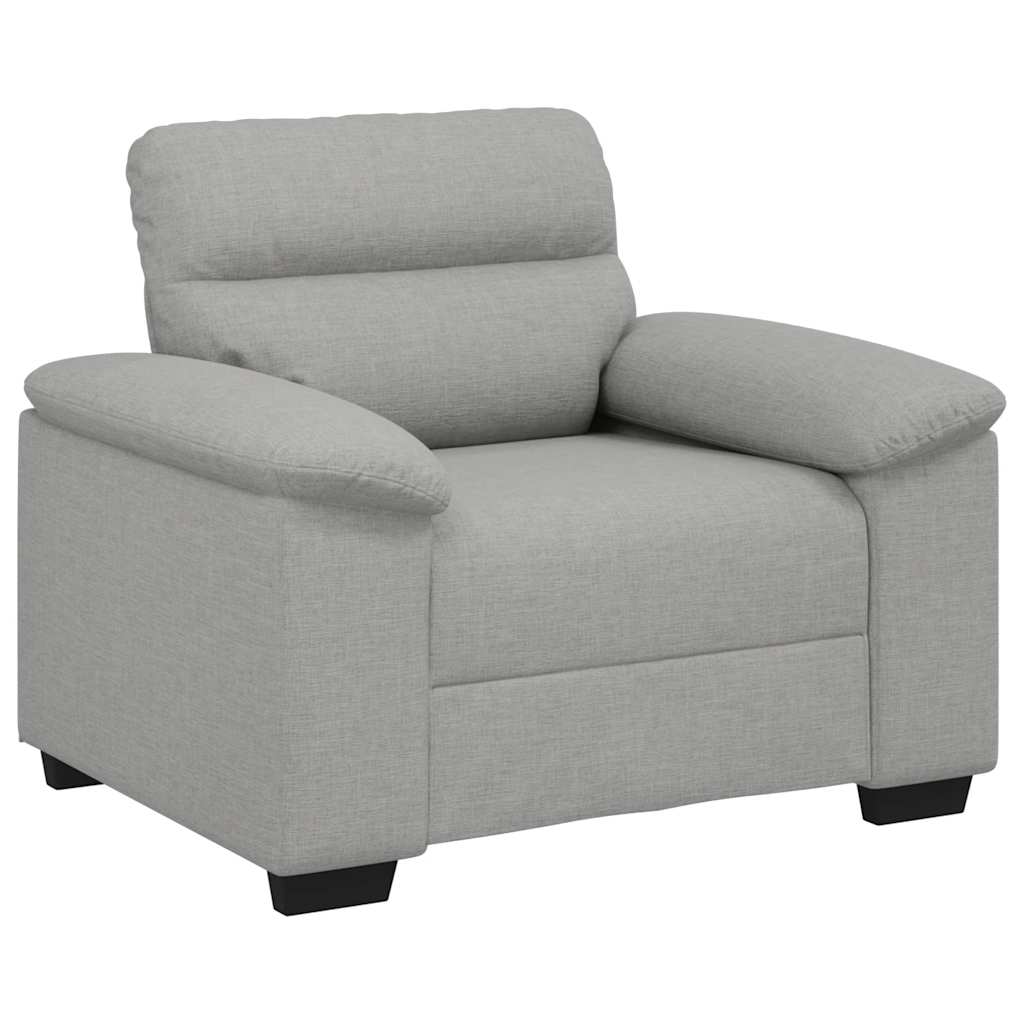 Vidaxl sofastoel wolkgrijs 100x81x84 cm stof