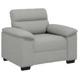 Vidaxl sofastoel wolkgrijs 100x81x84 cm stof