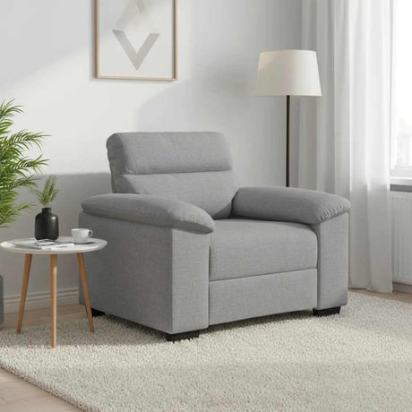 Vidaxl sofastoel wolkgrijs 100x81x84 cm stof