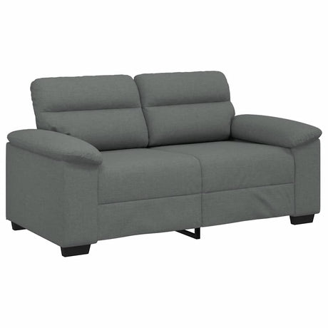 Vidaxl 2-zitsbank 160x81x84 cm stof donkergrijs