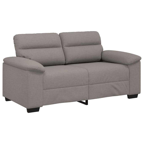 Vidaxl 2-zitsbank taupe 160x81x84 cm stof
