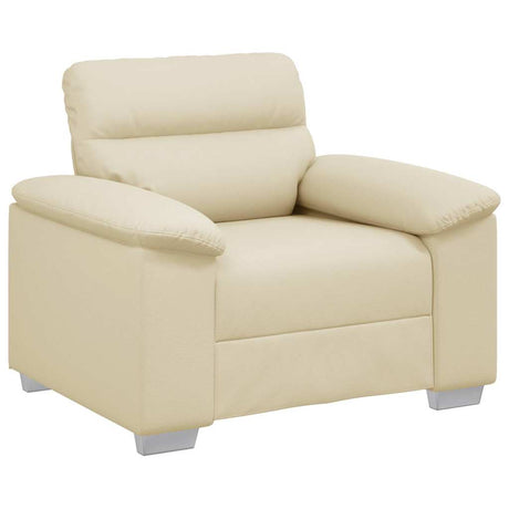 Vidaxl sofastoel crème 100x81x84 cm kunstleer