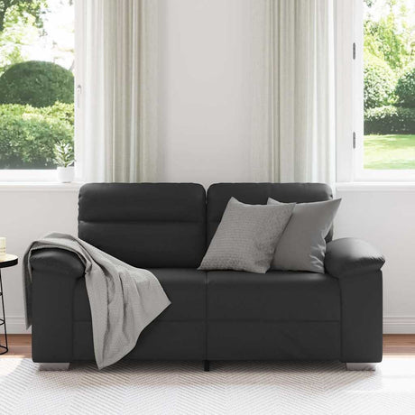 Vidaxl 2-zitsbank zwart 160x81x84 cm kunstleer