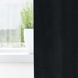 Vidaxl verduisterende gordijnen 2 pcs zwart 140 x 225 cm fluweel