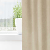 Vidaxl verduisterende gordijnen 2 pcs crème 140 x 260 cm fluweel