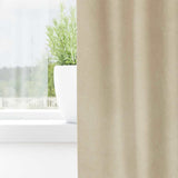 Vidaxl verduisterende gordijnen 2 pcs crème 140 x 260 cm fluweel