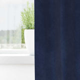 Vidaxl verduisterende gordijnen 2 pcs donkerblauw 140 x 175 cm fluweel