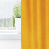 Vidaxl verduisterende gordijnen 2 pcs mosterdgeel 140 x 225 cm fluweel