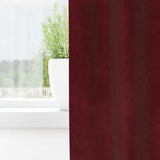 Vidaxl verduisterende gordijnen 2 pcs wijnrood 140 x 140 cm fluweel