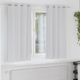 Vidaxl zwart-out gordijnen met ringen 2 pcs bleekgrijs 175 x 140 cm