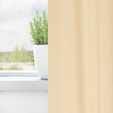 Vidaxl zwart-out gordijnen met ringen 2 pcs crème 245 x 140 cm