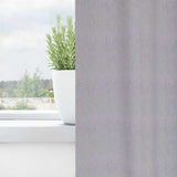 Vidaxl zwart-out gordijnen met ringen 2 pcs metaalgrijs 245 x 140 cm