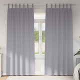 Vidaxl zwart-out gordijnen met ringen 2 pcs lichtgrijs 260 x 140 cm