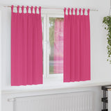 Vidaxl zwart-out gordijnen met ringen 2 pcs felroze 175 x 140 cm