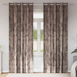 Vidaxl velvet gordijnen 2 pcs cappuccino 260 x 140 cm fluweel