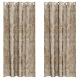 Vidaxl velvet gordijnen 2 pcs champagne 245 x 140 cm fluweel